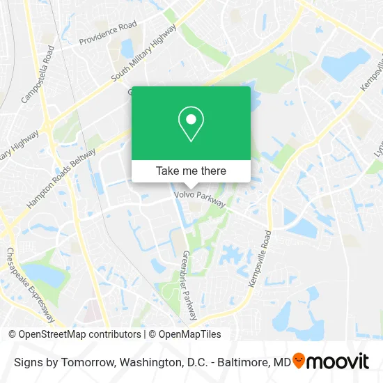Signs by Tomorrow map