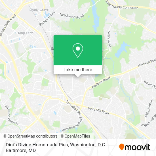 Dini's Divine Homemade Pies map