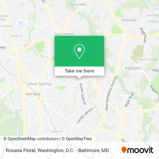 Roxana Floral map