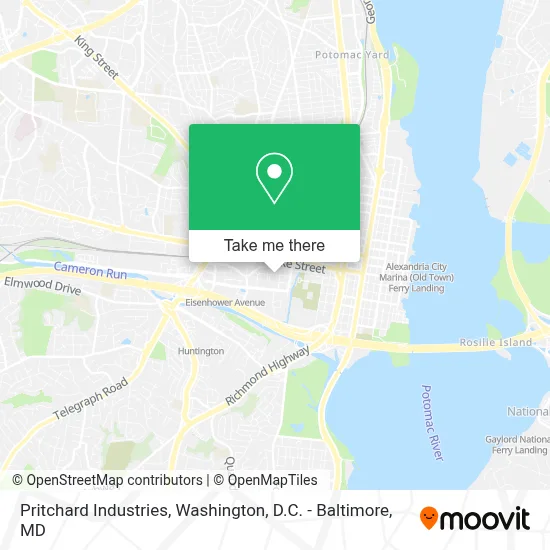 Pritchard Industries map