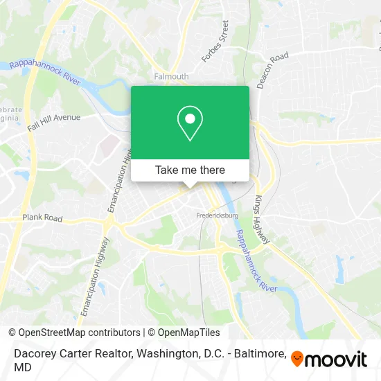 Dacorey Carter Realtor map