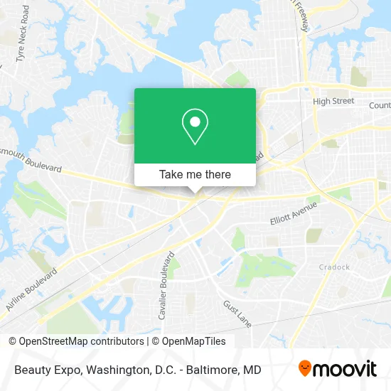 Beauty Expo map