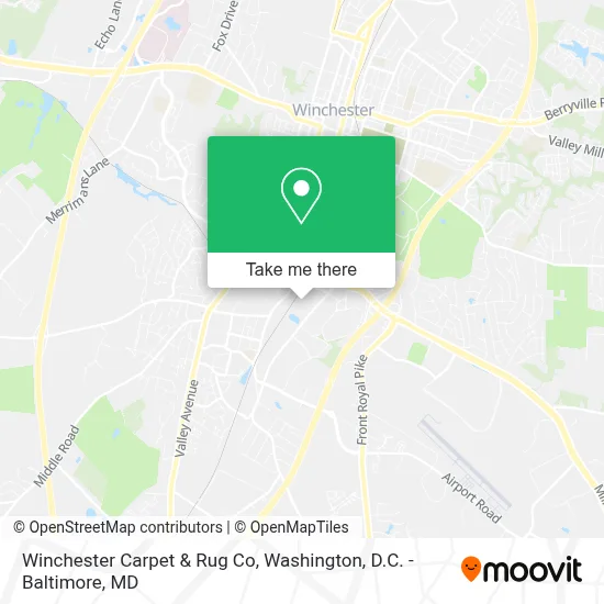 Winchester Carpet & Rug Co map