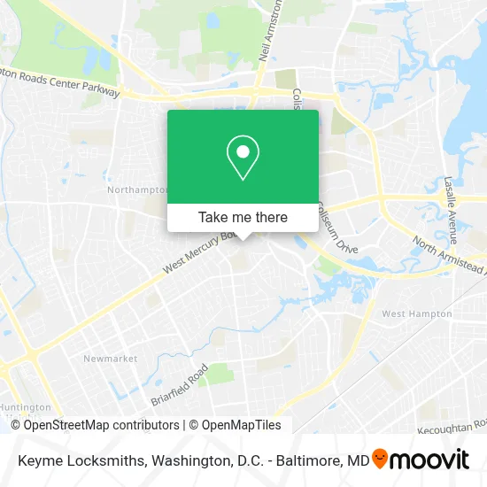Keyme Locksmiths map