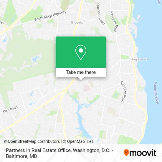 Partners In Real Estate Office map