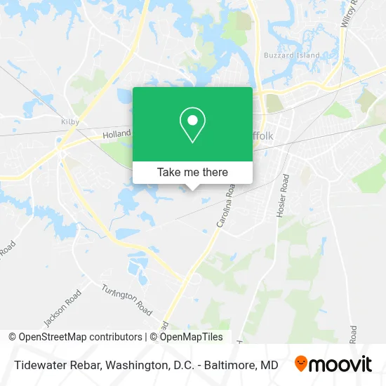 Tidewater Rebar map