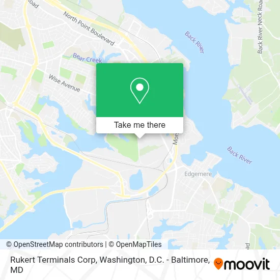 Rukert Terminals Corp map