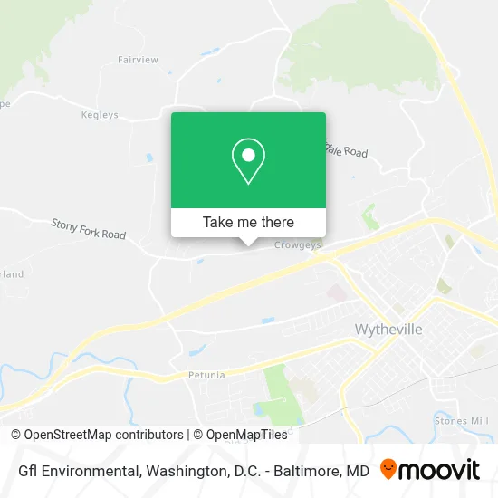 Gfl Environmental map