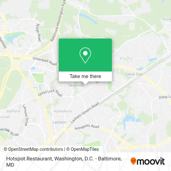 Hotspot Restaurant map
