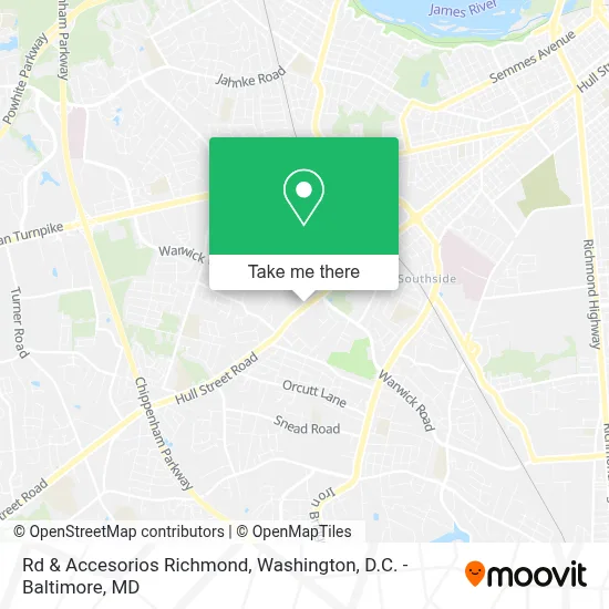 Rd & Accesorios Richmond map