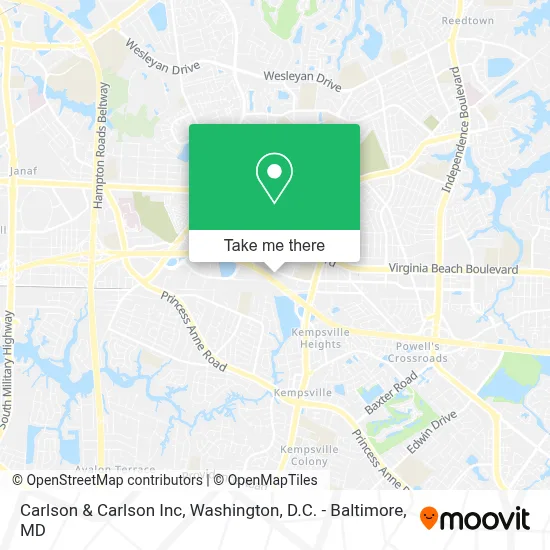Carlson & Carlson Inc map