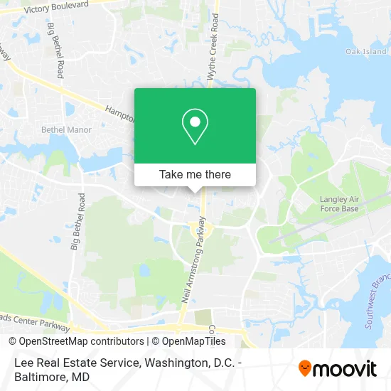 Lee Real Estate Service map