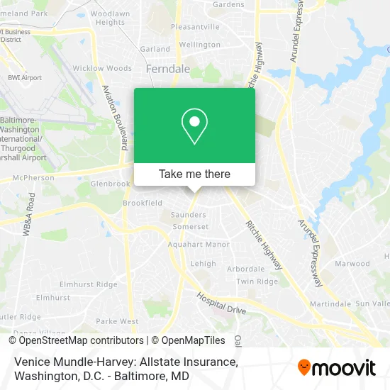 Venice Mundle-Harvey: Allstate Insurance map