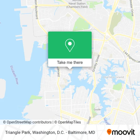 Triangle Park map