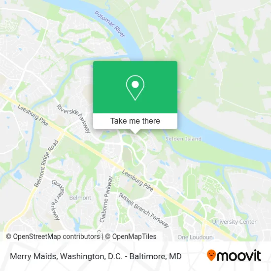 Merry Maids map