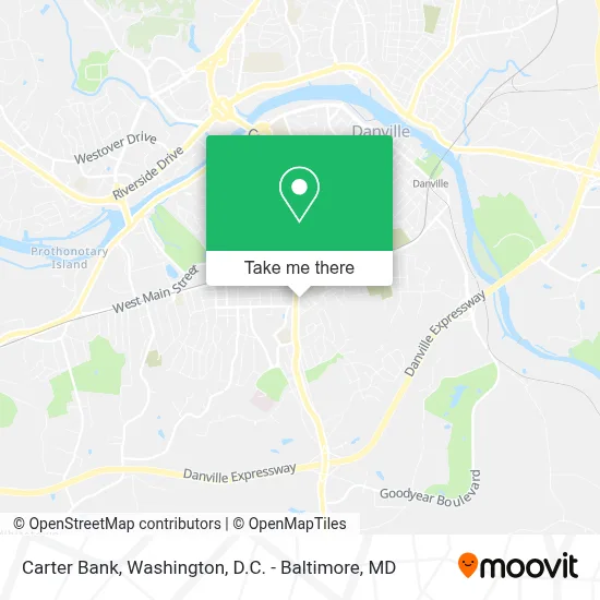 Carter Bank map