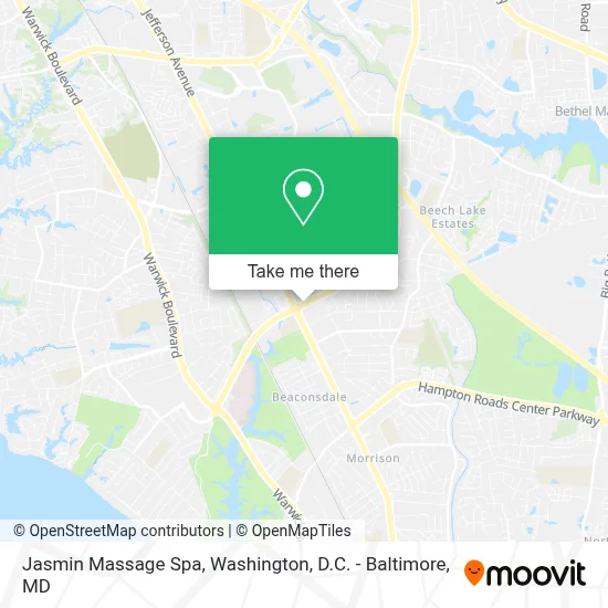 Jasmin Massage Spa map