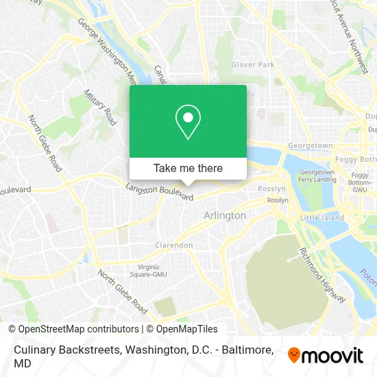 Culinary Backstreets map