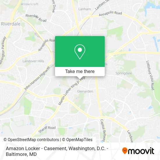 Amazon Locker - Casement map