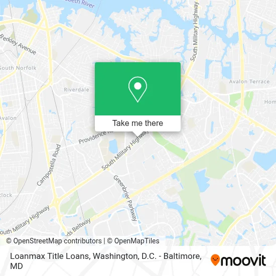 Loanmax Title Loans map