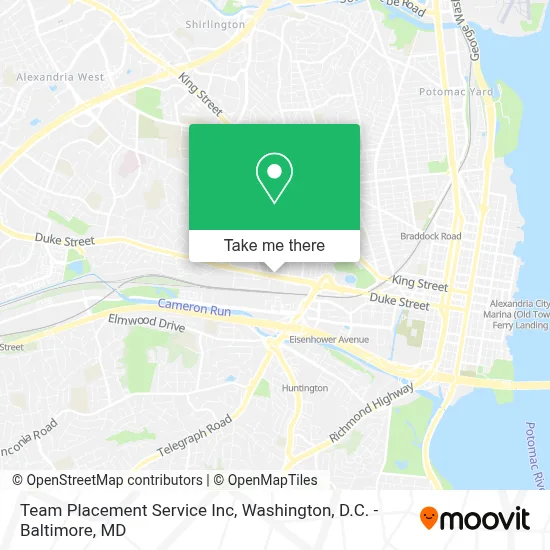 Team Placement Service Inc map