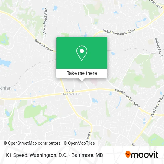 K1 Speed map