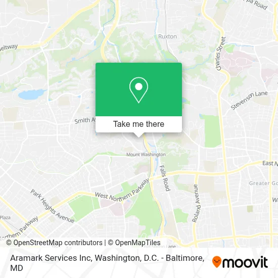 Aramark Services Inc map