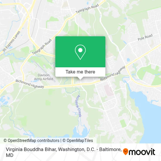 Virginia Bouddha Bihar map