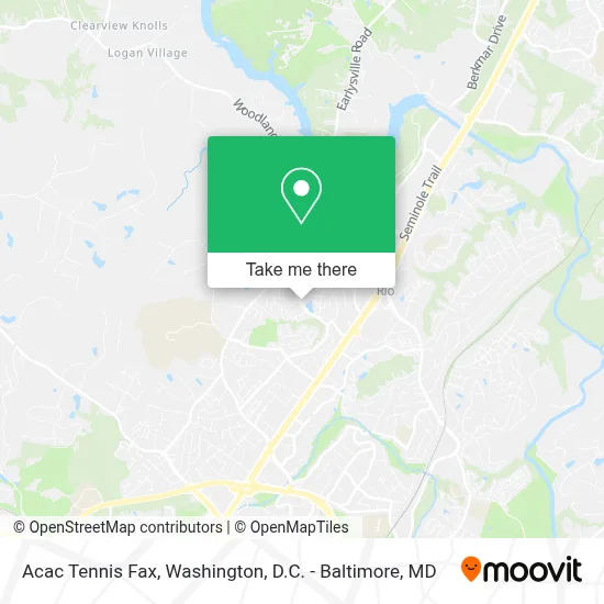 Acac Tennis Fax map