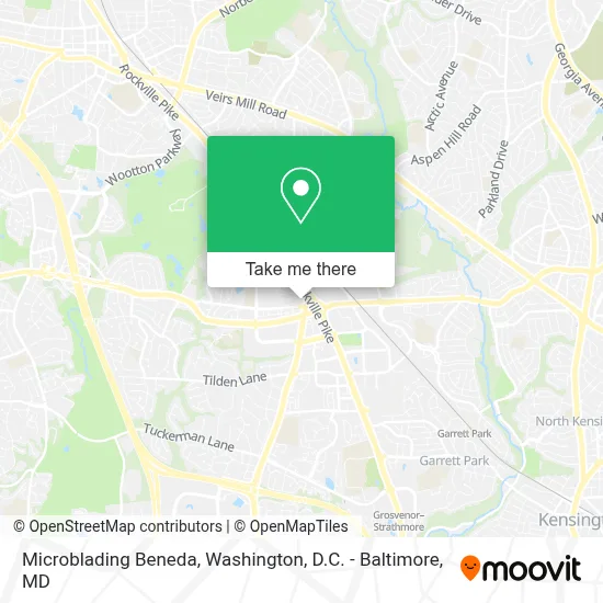 Microblading Beneda map