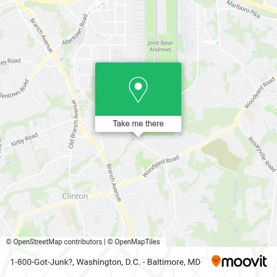 1-800-Got-Junk? map