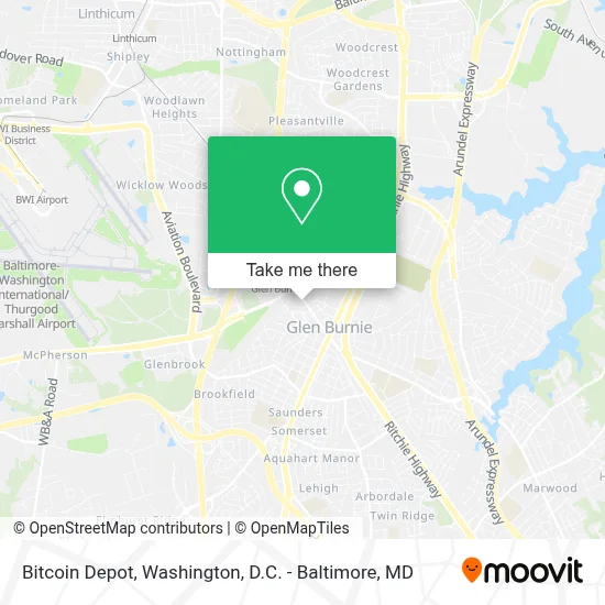 Bitcoin Depot map