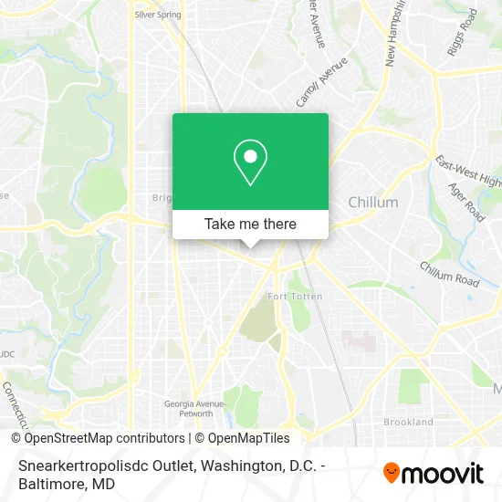 Snearkertropolisdc Outlet map