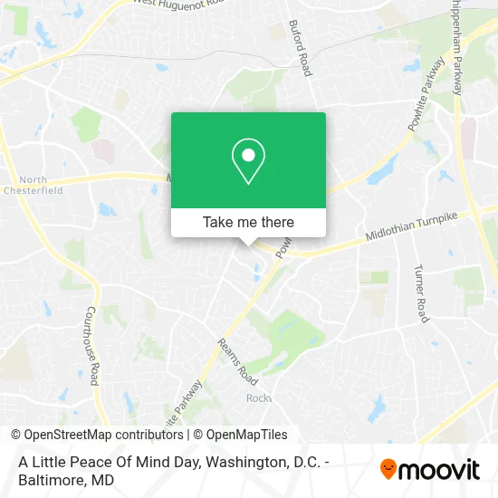 A Little Peace Of Mind Day map