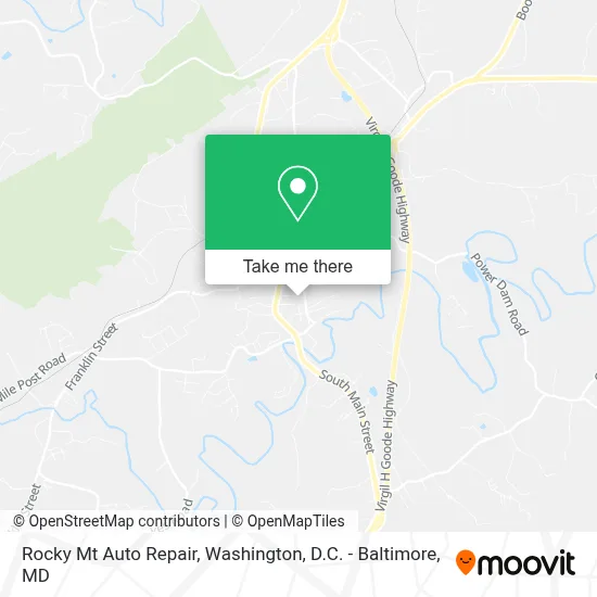Rocky Mt Auto Repair map