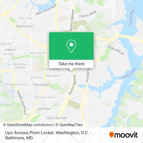 Ups Access Point Locker map