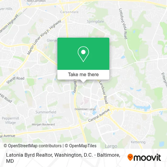 Latonia Byrd Realtor map