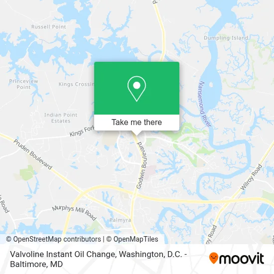Valvoline Instant Oil Change map