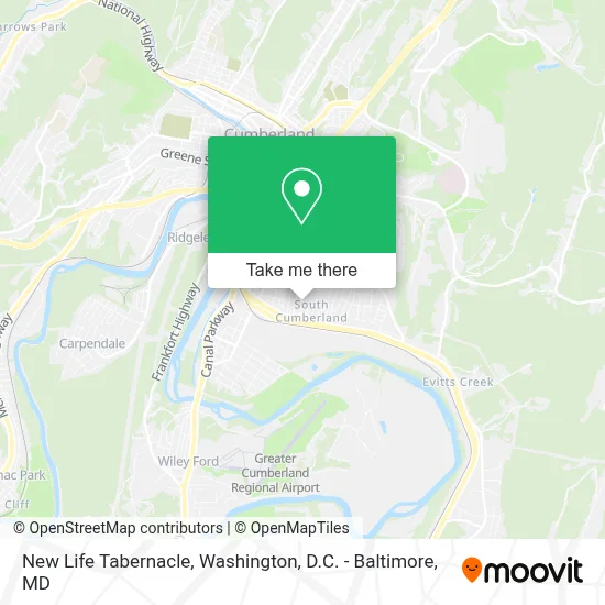 New Life Tabernacle map