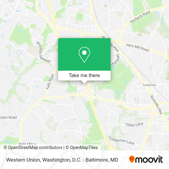 Western Union map