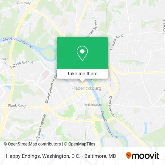 Happy Endings map