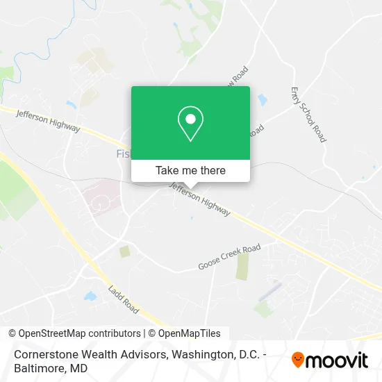 Cornerstone Wealth Advisors map