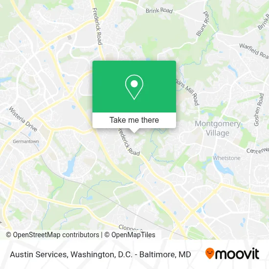Austin Services map