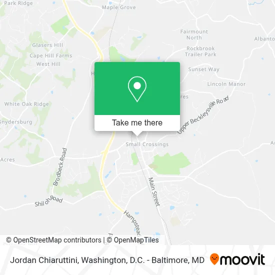 Jordan Chiaruttini map