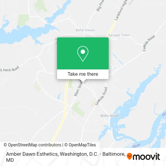 Amber Dawn Esthetics map