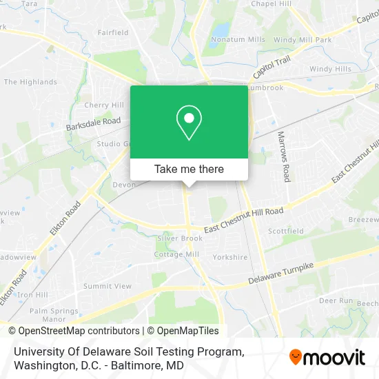 University Of Delaware Soil Testing Program map