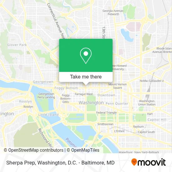 Sherpa Prep map