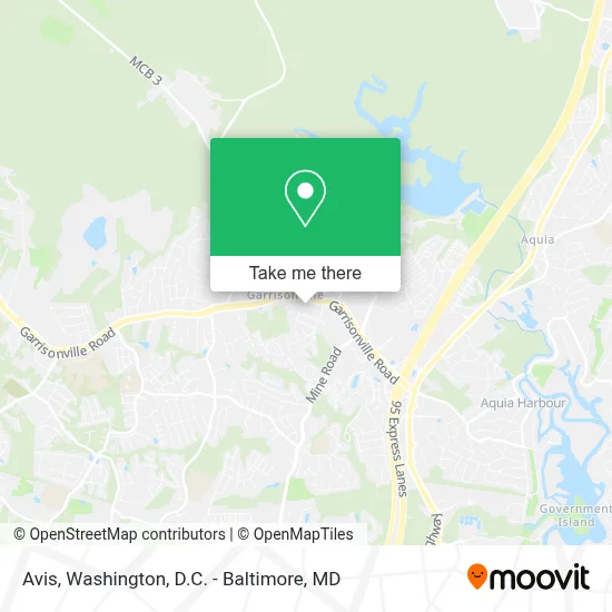 Avis map