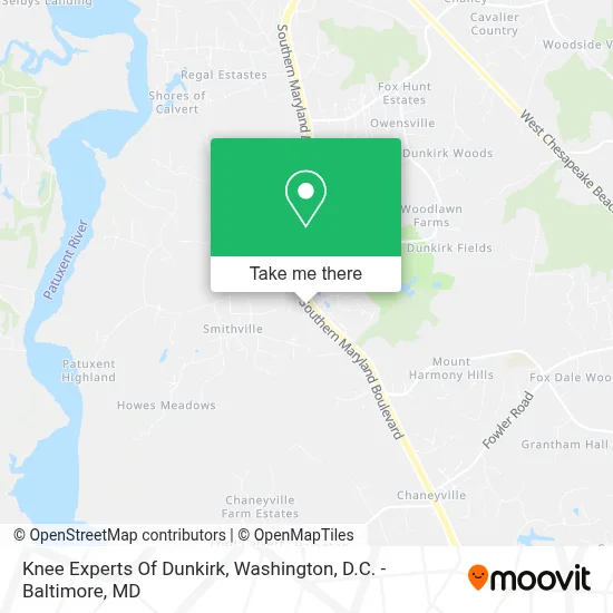 Knee Experts Of Dunkirk map