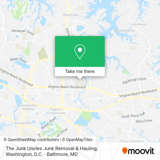 The Junk Uncles Junk Removal & Hauling map